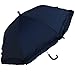 RainStoppers Children's Solid Black Umbrella with a Ruffle