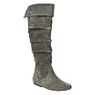 Women's Mossimo Supply Co. Kaley Tall Cuffed Boots - Grey