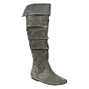 Women's Mossimo Supply Co. Kaley Tall Cuffed Boots - Grey