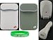 3n1 Combo Non-OEM Amazon Kindle 2 Neoprene Sleeve Case with White USB Car and Wall Charger