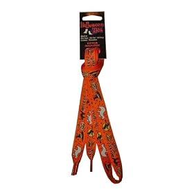 Foot Galaxy 45 Halloween Trick or Treat Printed Shoe Laces
