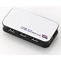 deleyCON 4 Port USB 3.0 Hub - [Schwarz / Wei�] - A&hellip von deleyCON