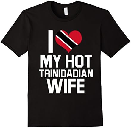 Men's I Love My Hot Trinidadian Wife -  Trinidad and Tobago Native 2XL Black