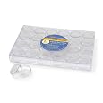 Darice 2025-251 Clear Bead Container with 24 Storage Jars