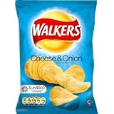 Walkers Cheese and Onion Crisps - 1.2 oz - 6 Pack