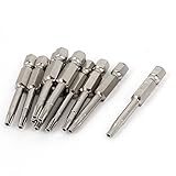 uxcell　トルックスドライバービット　T15ドライバービット　50mm長　3mmチップダイヤ　六角シャンク　10個