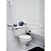 1 Left Side Only HealthCraft P T Rail Fixed 28 inch White