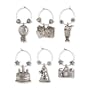 Birthday Bash My Glass Wine Charms - Set of 6