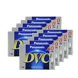 Panasonic AY-DVM60EJ10P MiniDV Cassette Tape (60 Minutes, 10 Pack)
