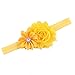 Lookatool Upgrade 10pcs Baby Girl Elastic Multicolor Flower Headband Rhinestone Hair Band