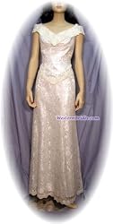 Sweetheart Neck 2 Piece Set, Ivory/Ivory, Size 10