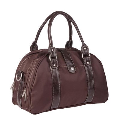 Glam Shoulder Diaper Bag Color: Chocolate image