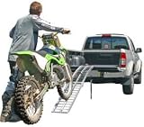 Dual Runner, Folding Arched Dirt Bike Ramp for Pickups & Trailers