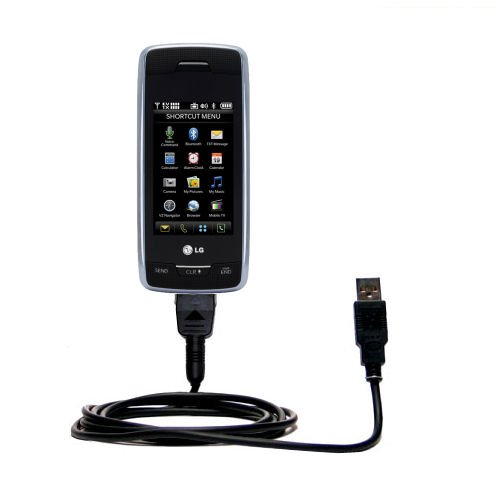 Classic Straight USB Cable for the LG VX10000 with Power Hot Sync and Charge capabilities - uses Gomadic TipExchange Technology