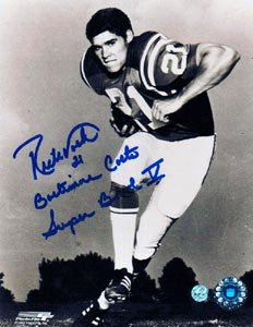 Rick Volk Signed Baltimore Colts 8x10 Photo - Baltimore Colts Super Bowl V