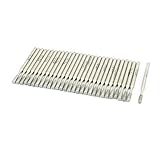 uxcell ダイヤモンドマウントポイント 合金 ダイヤモンド素材 シルバートーン 30個入り