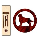 Bernese Mountain Dog Wind Chimes X-SMALL Bronze