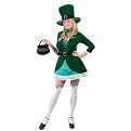 Adults' St. Patrick's Day Sassy Leprechaun Costume - L