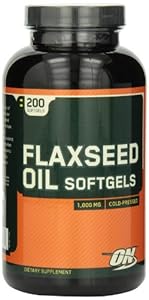 Optimum Nutrition Flaxseed Oil 1000mg, 200 Softgels