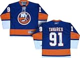 John Tavares Signed Jersey Islanders Replica Dark - Autographed NHL Jerseys