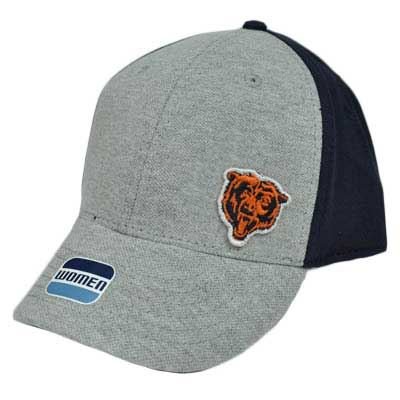NFL Chicago Bears Gray Navy Blue Orange Jersey Cotton Cap Hat Womens Ladies Girl