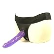 Fetish Fantasy Leather Crotchless Strap-On with Dildo Adult Sex Toy Kit