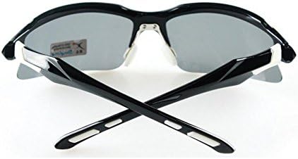 cycling sports glasses TIANXINYUANZI outdoor climbing riding protective sunglasses polarized glasses (Gray sheet polarizer, Black and white)