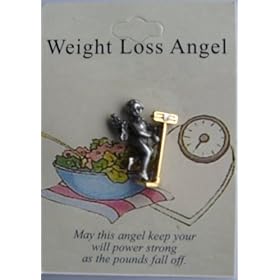 Set of 12- Weight Loss Angel Pins