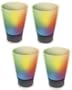 Buztronics 4 Pack Color Change 1-1/4-Ounce Light Up Shot Glasses