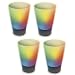 Buztronics 4 Pack Color Change 1-1/4-Ounce Light Up Shot Glasses