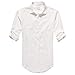 Zbrandy Mens Cotton Linen Blend Shirts Ultra Light Colorful Shirts Colour White Size L