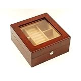 Glass Top Jewelry and Watch Box