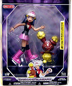 Pokemon Diamond & Pearl Exclusive Deluxe Action Figure Trainer Set Dawn & Buneary