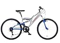 Townsend Mohawk 24 Boys Front Suspension Mountain Bike - 13 Inch, White/Blue