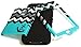 Bastex Silicone Teal White Chevron Anchor Heart Hybrid Case for iPhone 4/4s - Black