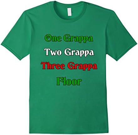 Men's One Grappa (Italian digestivo) t-shirt XL Kelly Green