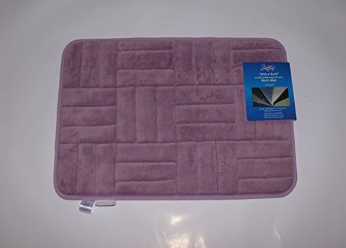 Spa Quality luxury Bath Mat with Memory Foam Collection (Lilac, 20 inch x 30 inch)
