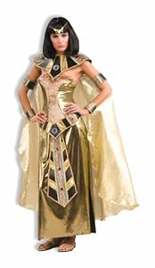 Woman's Egyptian Goddess Costume, Gold, One Size