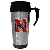 Nebraska Cornhuskers Diamond Plate Travel Mug