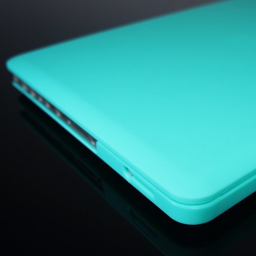 TopCase® Tiffany Blue Rubberized Satin Hard Case Cover for New Macbook Pro 13-inch  (A1278/with or without Thunderbolt)