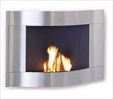 IMAGE OF Blomus Large Wave Fireplace, Brushed Stainless Steel
