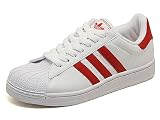adidas (アディダス) SS 2 SYN K (スーパースター2 SYN K) 915369 ホワイト/レッド