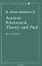 Ancient Rhetorical Theory and Paul (Contributions to Biblical Exegesis and Theology, 18)