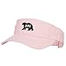 Mama Bear Embroidered Pro Style Cotton Washed Visor - Lt Pink OSFM