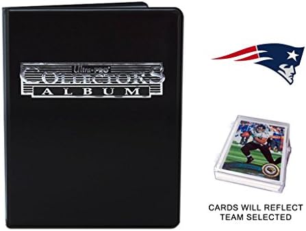 New England Patriots Football Cards w/ Collector's Mini Binder & Pages