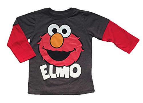 Sesame Street Elmo Little Boys Toddler Long Sleeve T Shirt