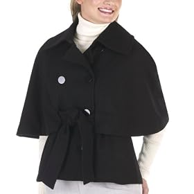 Mossimo® Wool Cape - Ebony by Mossimo