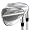 Lh mizuno mp-r12 white satin 60.08 dg spnnr w