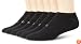 Champion Men's 6 Pack No Show Sock, Black, 12-14
