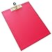 Aurora GB PROformance Styleboard, Clipboard with I-Clip Pen Holder, 8 1/2 x 11 Inch Size, Portrait Orientation, Red, Croc Embossed, Tartan Red Liner, Eco-Friendly, Recyclable, Made in USA (AUA09288)